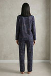 Zivame Buttersoft Knit Poly Pyjama Set - Evening Blue — thumbnail 3